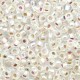 Miyuki seed beads 8/0 - Silverlined ab crystal 8-1001